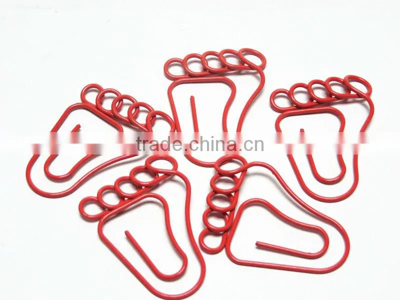 Red paper clip Office appliance Chinese paper clips factory and manufacture