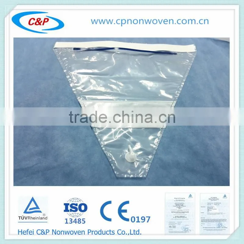 Surgical fluid collection pouch