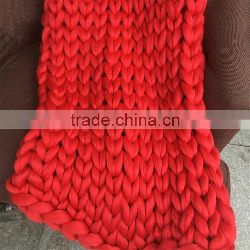 Fashion simplicity style Woolen blanket Super soft coarse wool air-conditioning blanket for Sofa nap blanket