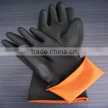 OEM chemical colorful rubber glove for Factory