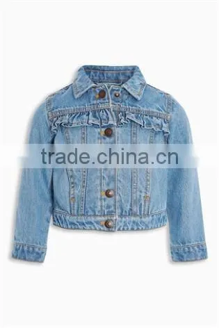 China factory kids denim jacket for girls