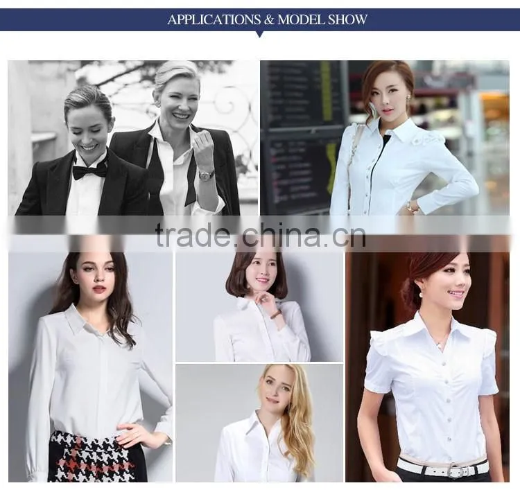 2015 Stylish Ladies Strip Long Cotton Shirts For Girls