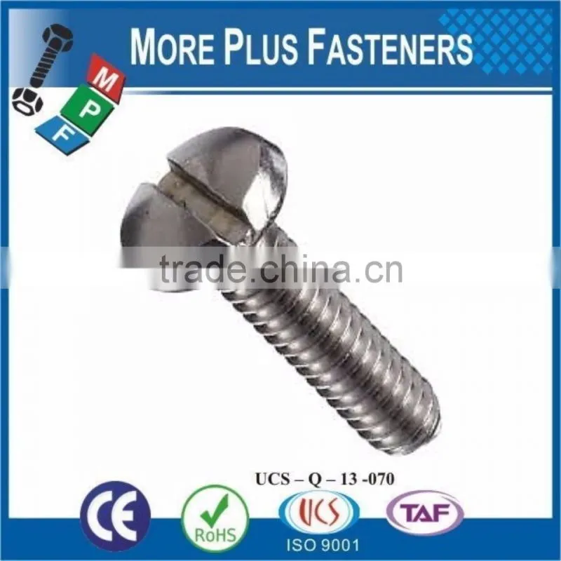 Made in Taiwan Black Nylon Philips Slotted Polycarbonated Slotted Stainless Steel Slotted Drive Binding Head Machine Screw