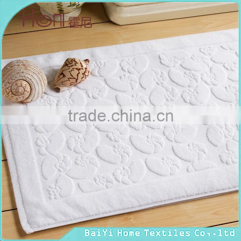 plain dyed luxury terry fashion door mat