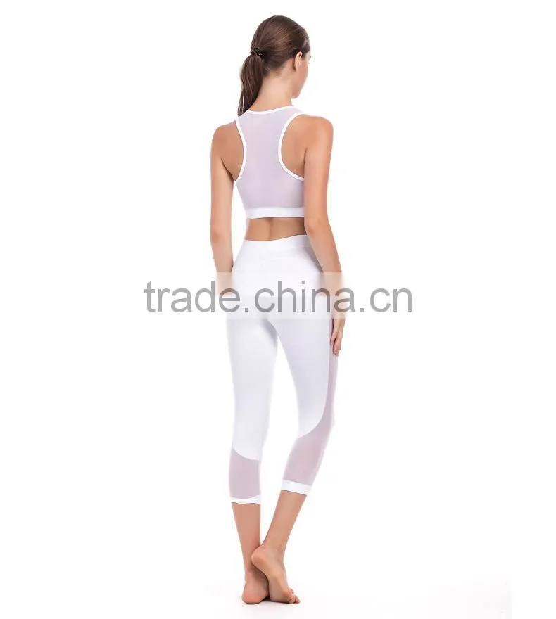 Ladies Yoga Sports Bra + Workout Leggings Sports Sets