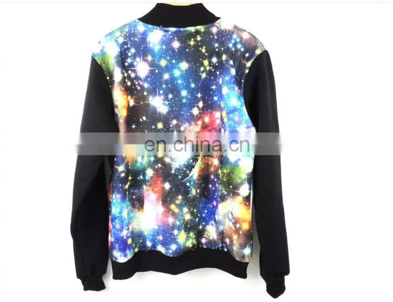 wholesale sublimated modern team light weight ladies baseball jacket