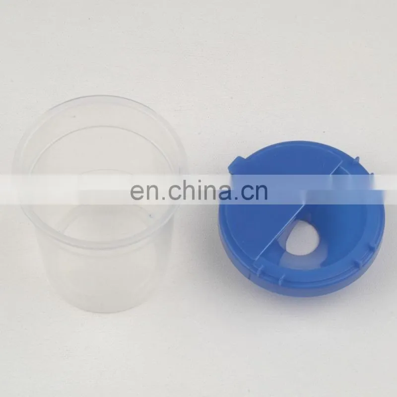 Dia. 8cm, height 9cm Blue Round plastic No-Spill Paint Cups