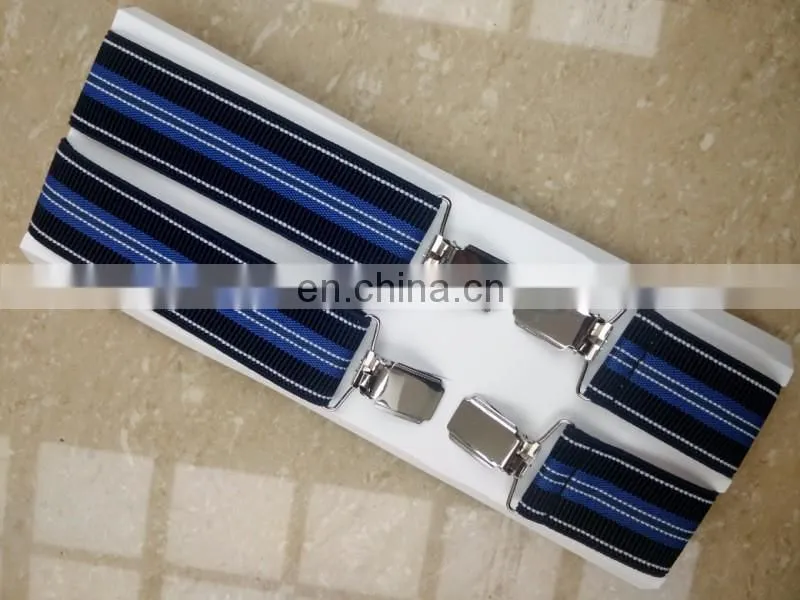 Germany and UK customer design high quality heavy clips men suspenders pants suspenders