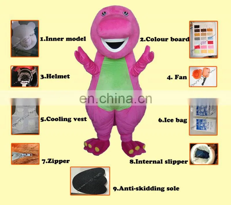 HI inflatable fur mascot costume for sale