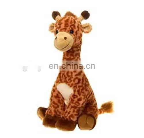 High quality SGS test baby toys plush giraffe