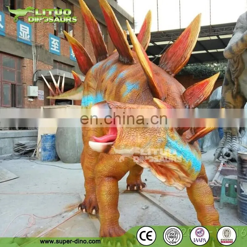 Resin Statue Life Size Models Fiberglass Dinosaur For Theme Mini Golf