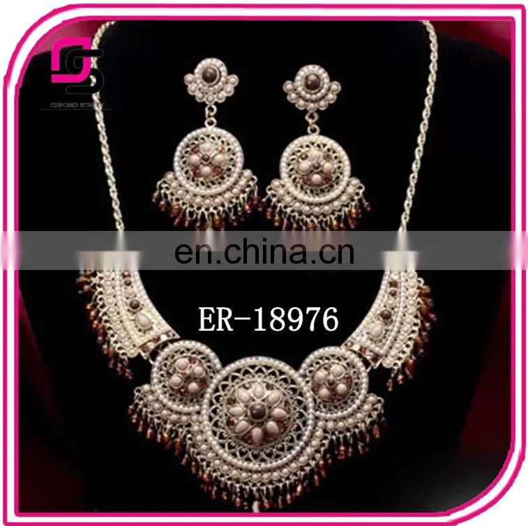 2014 Wholesale India Earring And Necklace Jewelry Set