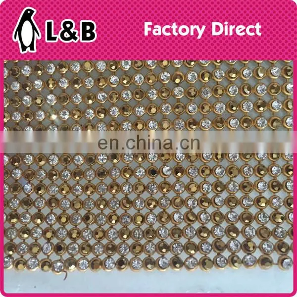 FREE SAMPLE hot fix rhinestone mesh for shoe decoration