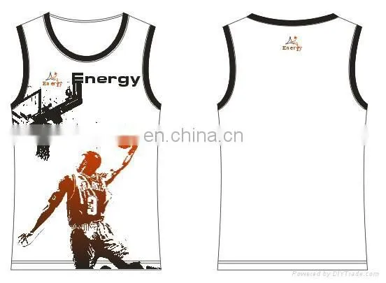 China Professional OEM Sublimation basketball jersey