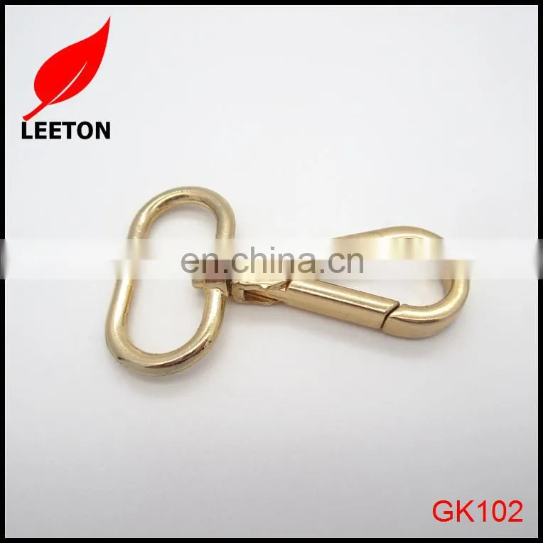 Good quality 1.0inch purse light gold swivel snap hook