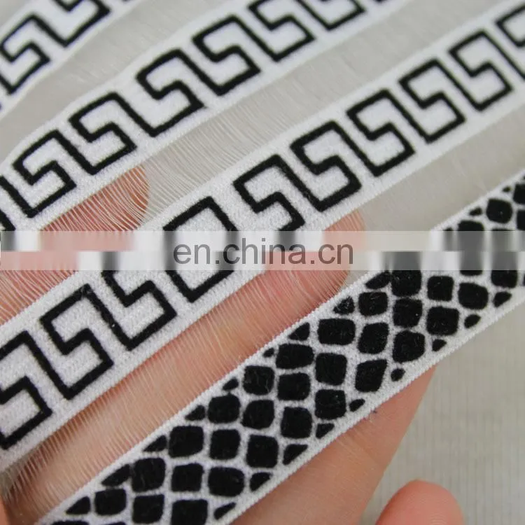 China wholesale special design jacquard elastic webbing