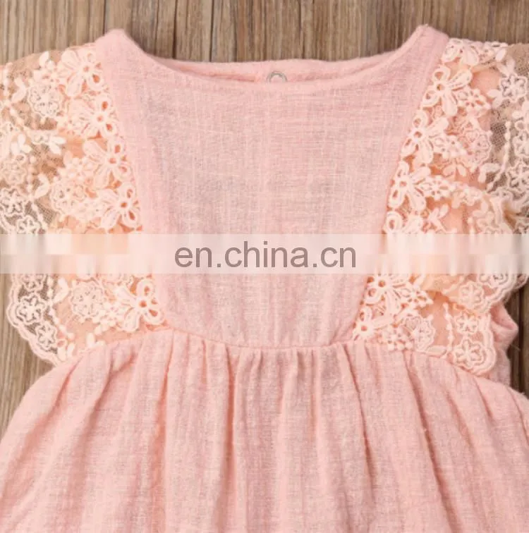 Infant Romper Comfortable Clothing Sleeveless Linen Baby Clothes