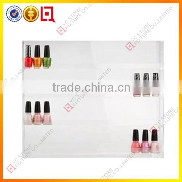 clear acrylic nail polish display rack