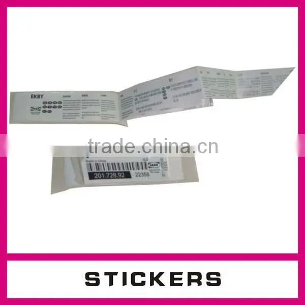 Customized die cut waterproof vinyl sticker