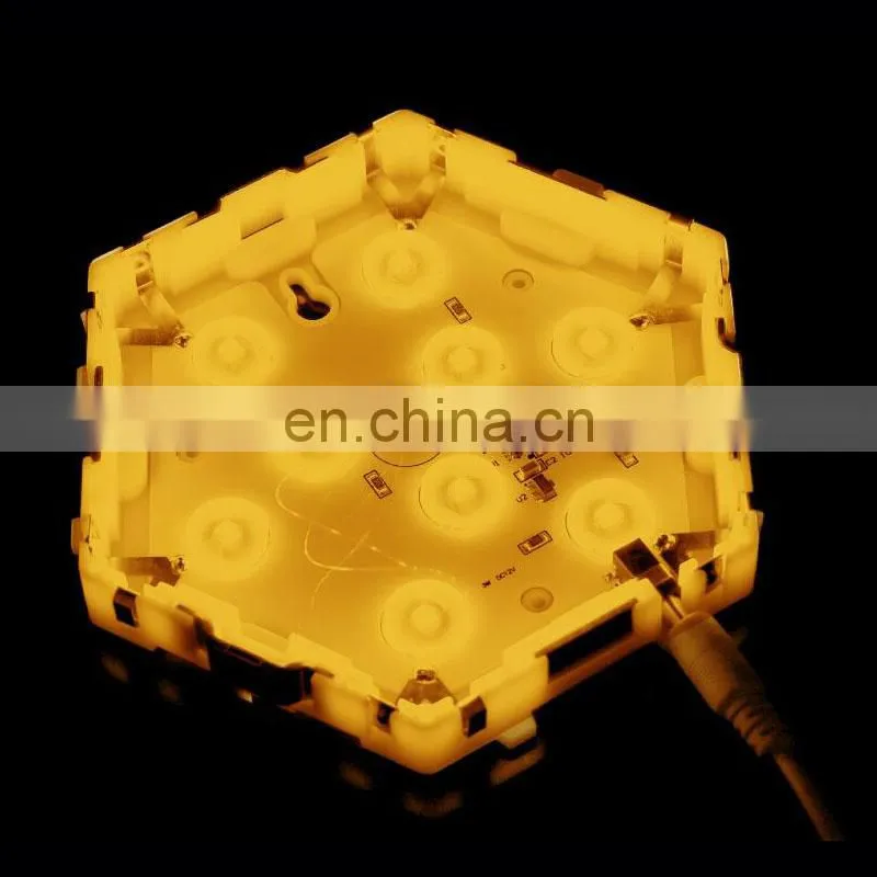 Modular DIY LED Hexagonal Quantum Magnetic Wall Light