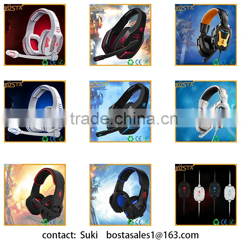 Popular stereo funny cool design best selling China wholesale cheap gaming headsets