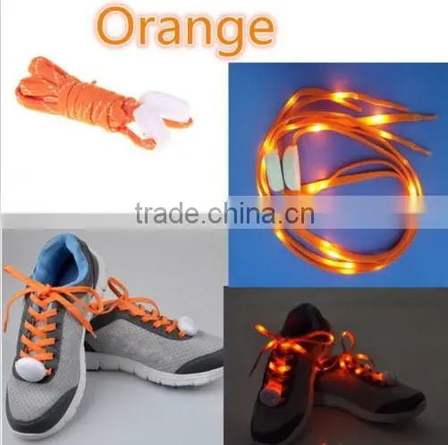 LED Shoelaces Light up Flashing Shoe Laces or Fluorescence Shoelaces Rave Party