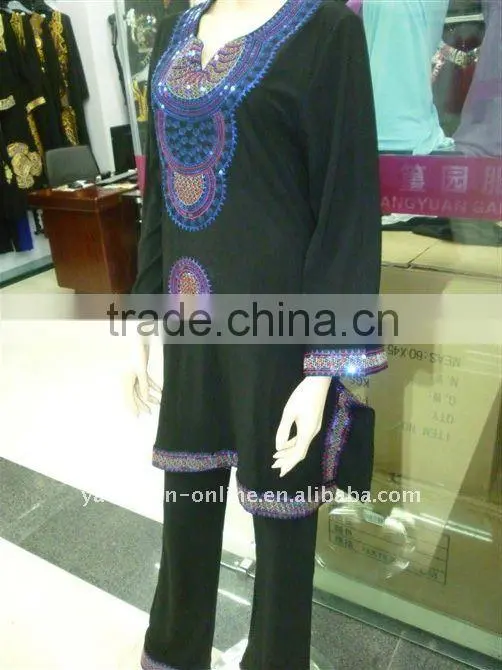 C212 Stylish beautiful muslim abaya