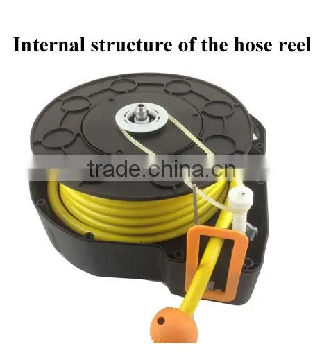 (73545) garden easy-operated retractable automatic hose reel irrigation machine