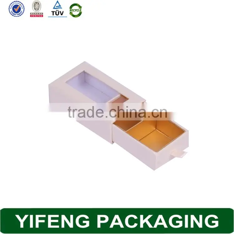 Luxury empty chocolate box with paper divider
