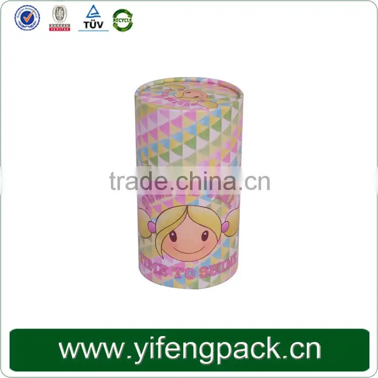 Round custom paper box round box with lid