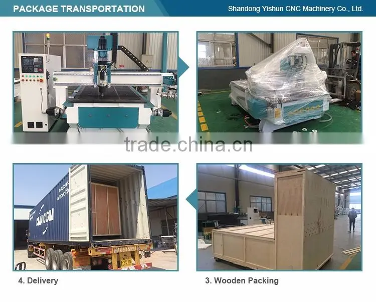 factory price atc woodworking cnc router with servo motor and hys spindle drilling and milling machine