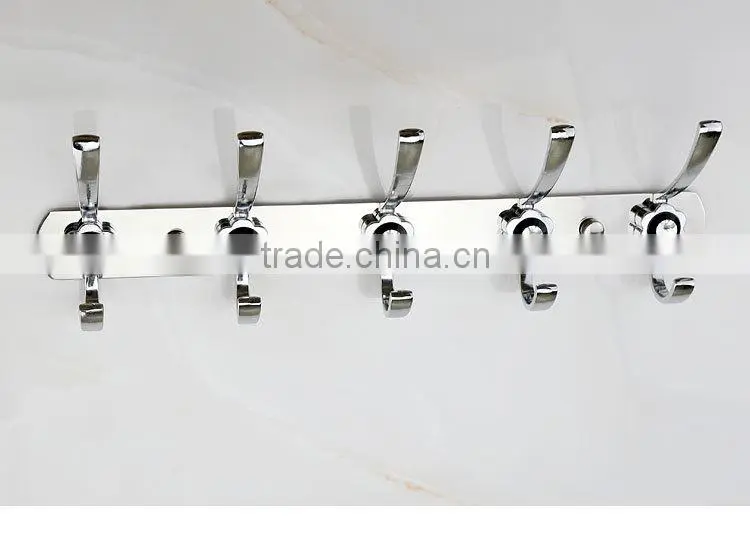 Decorative Stainless Steel Clothes Hook with black diamond(303)