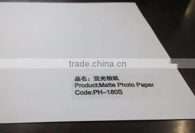 Matte Photo Paper for Dye 180gsm