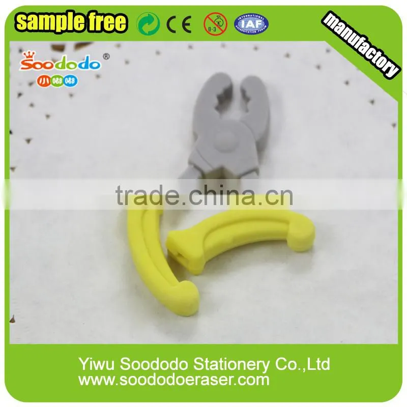 pig animal rubber eraser