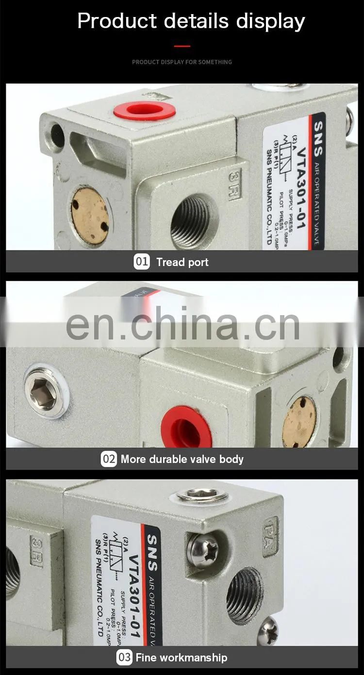 SNS VTA301 Series air control high frequency PT1/8 solenoid valve pneumatic control valve