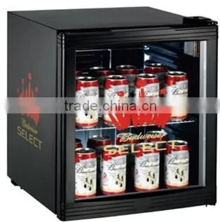 52L display mini showcase,mini bar fridge, minibar refrigerator