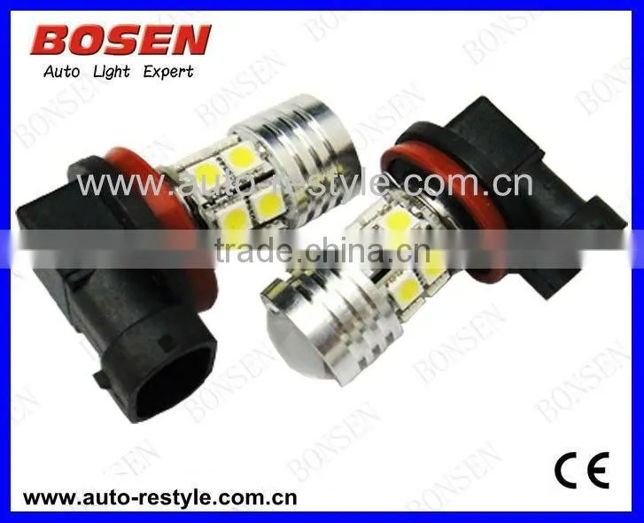 7w auto led fog light car bulbs H7,H4 H8 H11 9005,9006 cree Q5 12smd