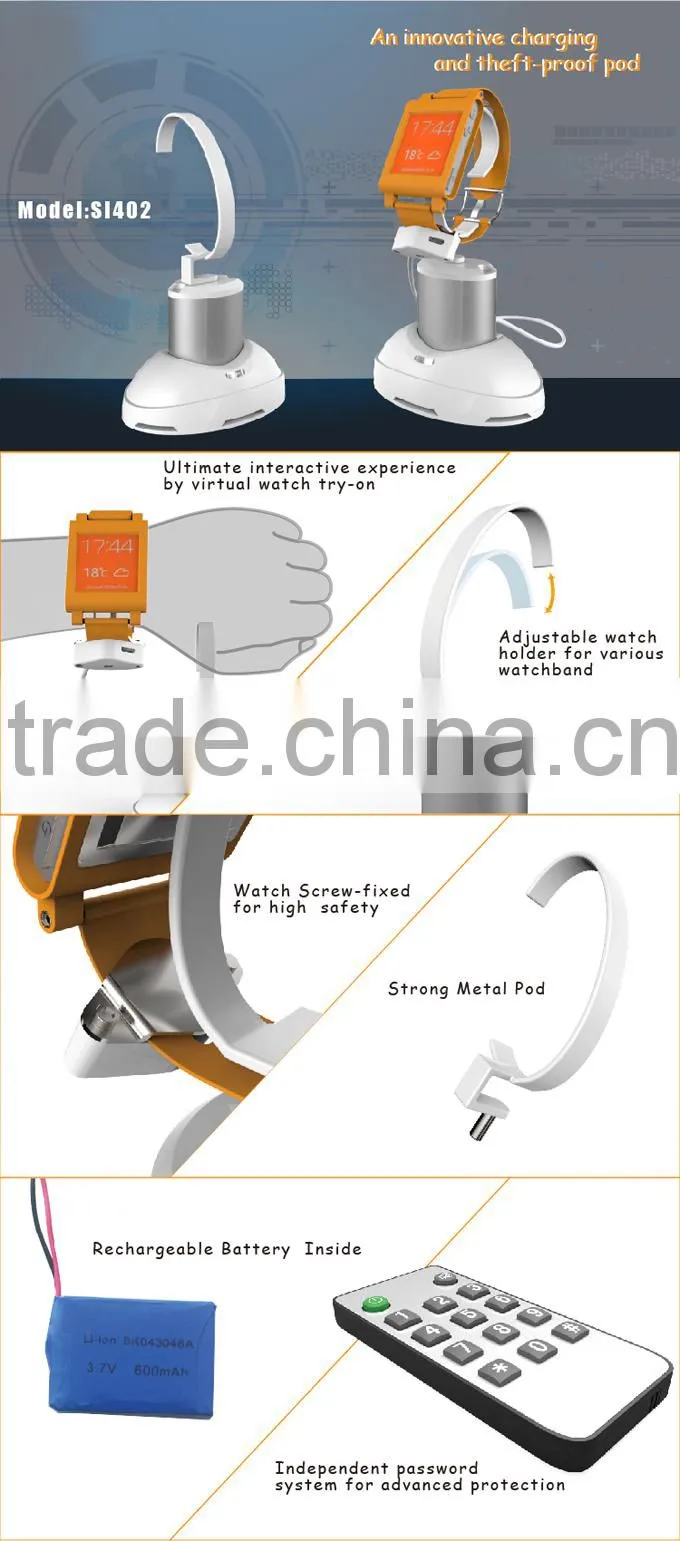 smart watch security alarm display holder,security display for smart watch,Apple watch stand