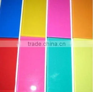 6mm paint glass for decorative used as kitchen wall panel backsplash