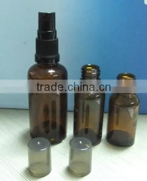 brown glass sprayer bottle 5ml 10ml 15ml 20ml 30ml 50ml 100ml