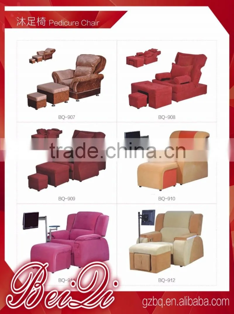 Beiqi Hot Selling Reflexology Massage Chair with MP3 Used for Beauty BarbSalon Shop Furniture in Guangzhou