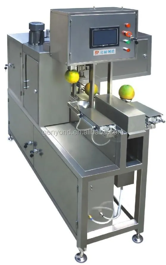 Shanghai Industrial Full Automatic High Speed Fruit Peeling Machine/ Citrus apple Orange mango Peeler Cutter Equipment
