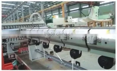 PC corrugated Polycarbonate plastic sheet extrusion machine