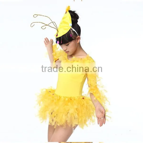 Girls cartoon small bee stage performance costumes