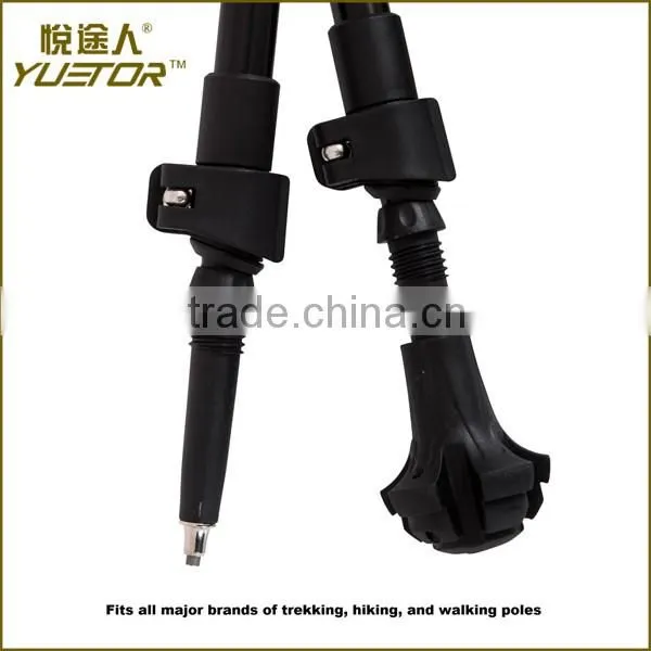 Four Pack of Extra Durable Rubber Replacement Tips for Trekking Poles