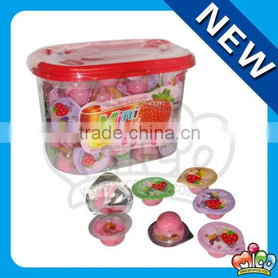 5g mini strawberry chocolate biscuit cup