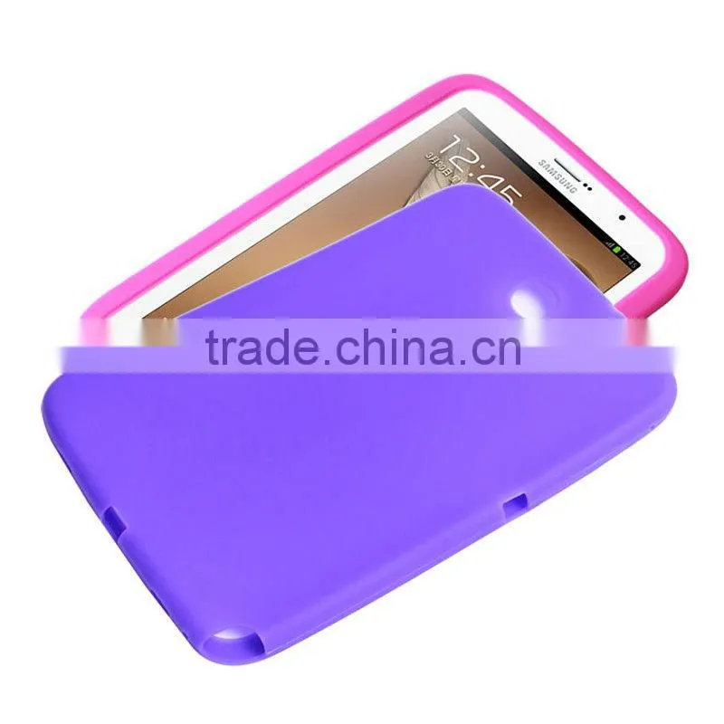 Hot sale Plain Soft Silicone Cover For Samsung Galaxy Note8 N5100 Cover