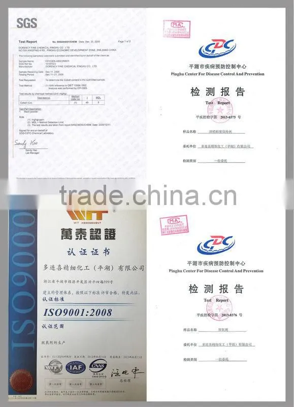 SX-YZ DORENCY food used desoxidant