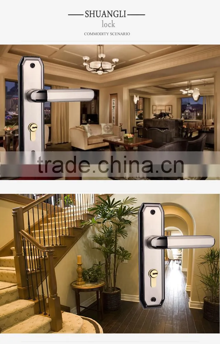 2015 Newest Hot Sale interior decoration door handle lock from China supplier