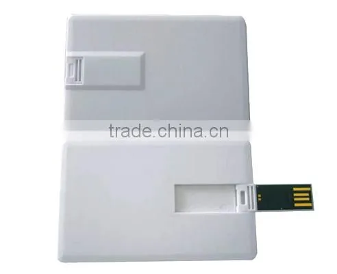 white business card usb pendrive 4gb without logo